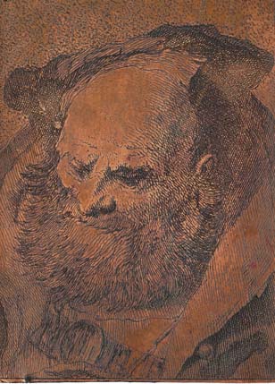Giandomenico Tiepolo (1727 - 1804), Vecchio con barba