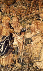 King Salomon Tapestry Room Ca Rezzonico Venice