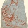 Giandomenico Tiepolo (1727 - 1804), Figura maschile seduta, 1747