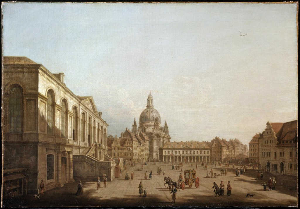 Pietro Bellotti, Dresda il mercato nuovo dallo Judenhof