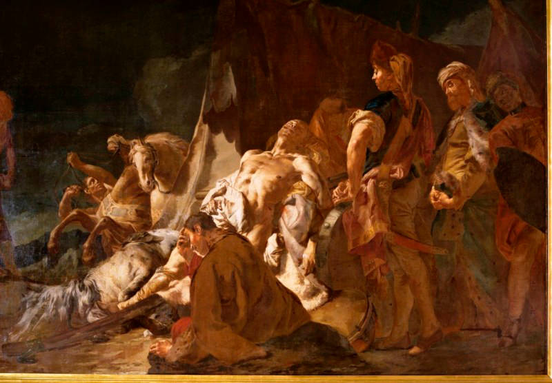 Giambattista Piazzetta Alessandro davanti al cadavere di Dario (particolare) Venezia, Ca’ Rezzonico, Museo del Settecento Veneziano