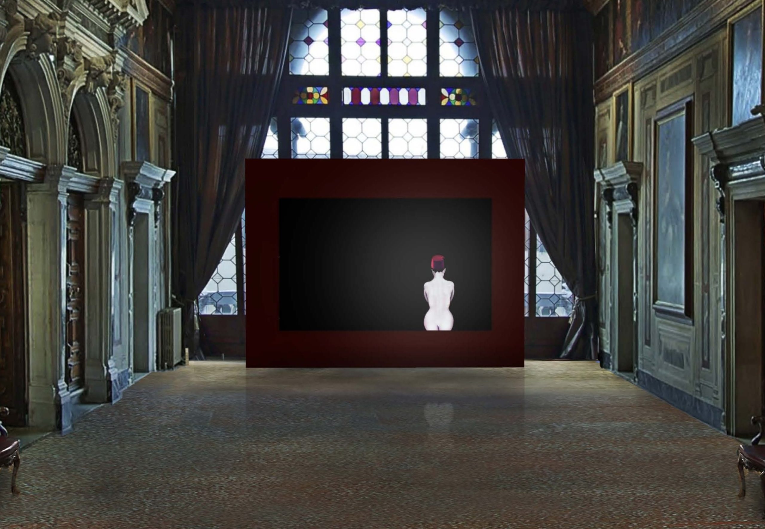 Installation view mostra Le tarbouche