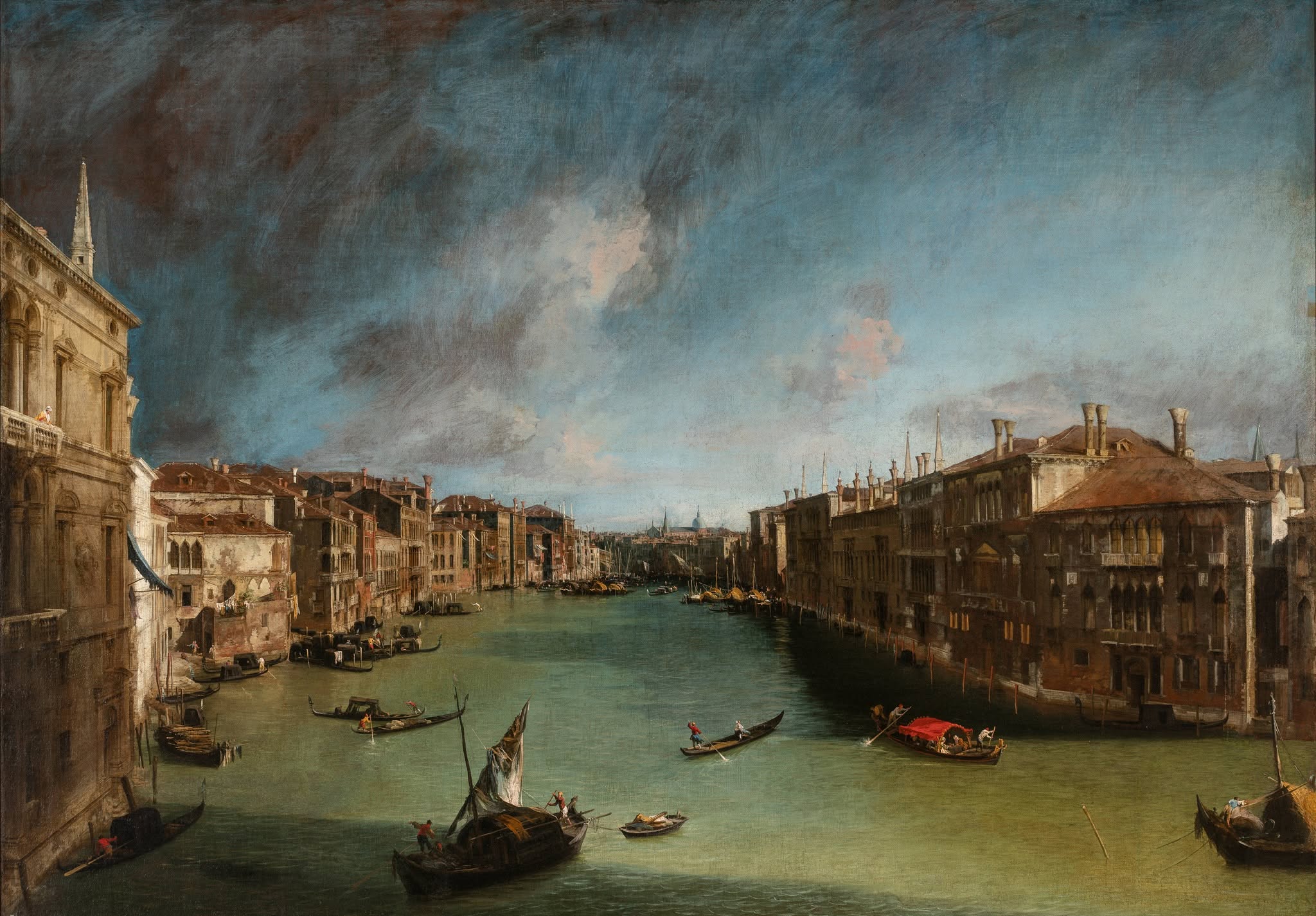 Canaletto Canal Grande da Palazzo Balbi verso Rialto
