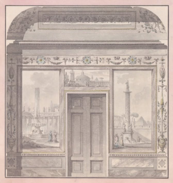 disegno di Giacomo Quarenghi